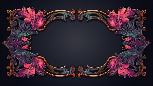 classic background ornamental frame