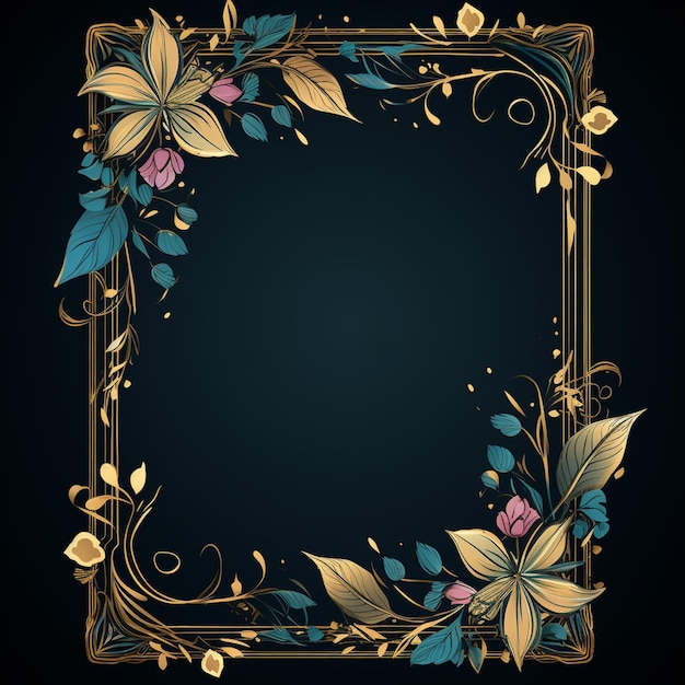 classic background ornamental frame