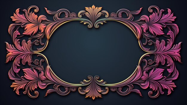 classic background ornamental frame