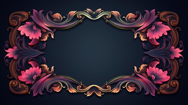 classic background ornamental frame