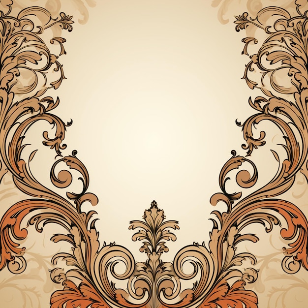 classic background ornamental frame