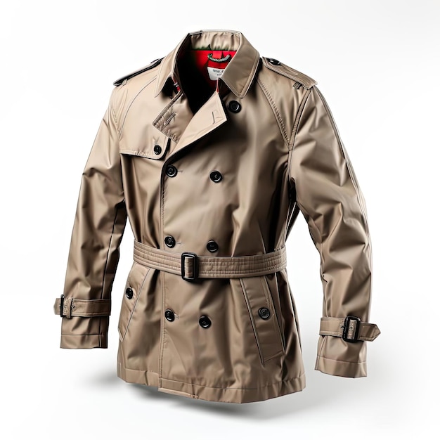 Classic beige trench coat for winter style