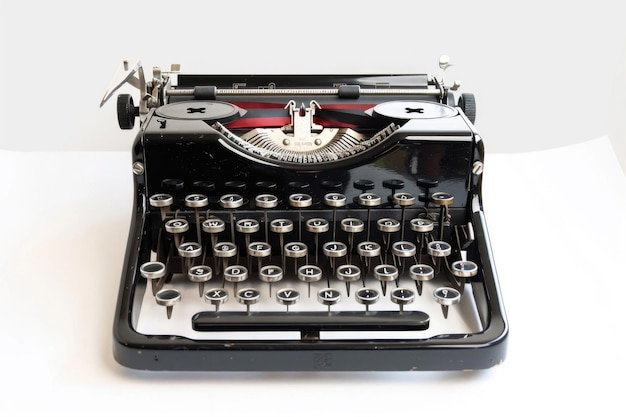 Photo classic black typewriter pristine condition