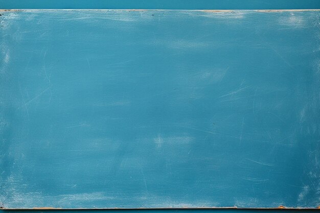 Classic blue color empty chalkboard surface