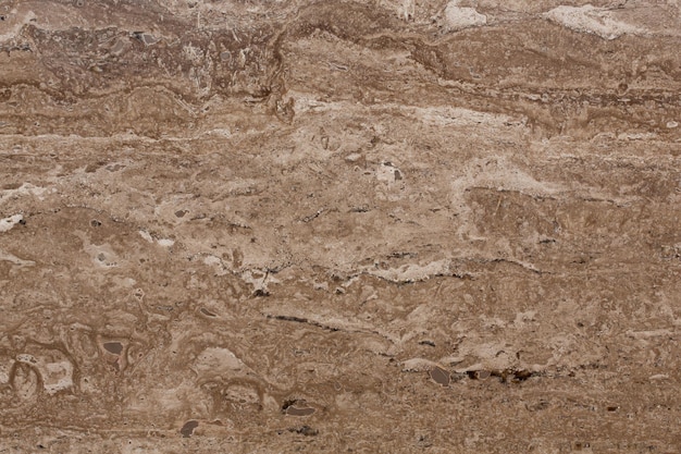 Classic brown travertine stone texture High resolution photo