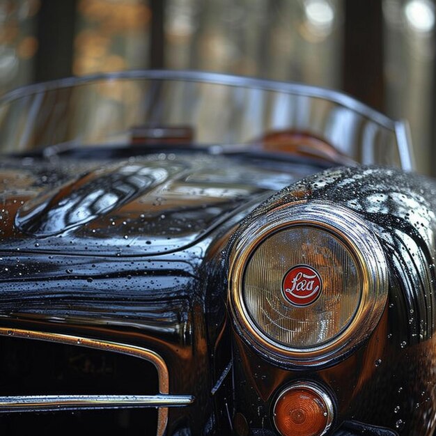 Photo classic car details