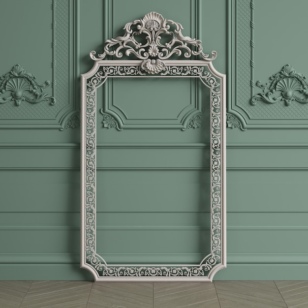 Classic carved mirror frame