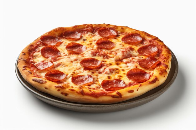 A classic and delicious pepperoni pizza