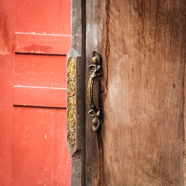 Photo classic door handle