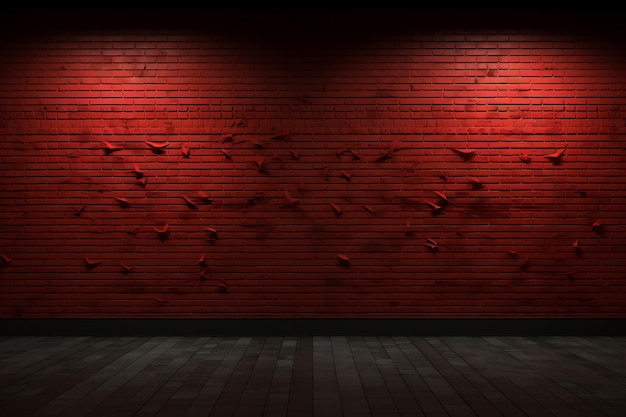 Classic Elegance Red Brick Wall Background