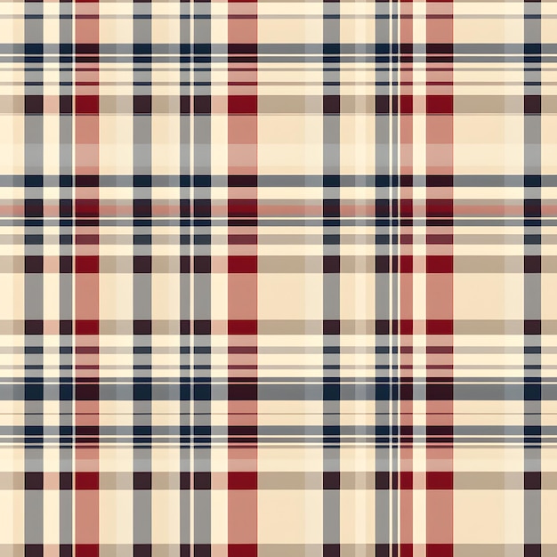 Classic fabric texture seamless plaid stripes pattern