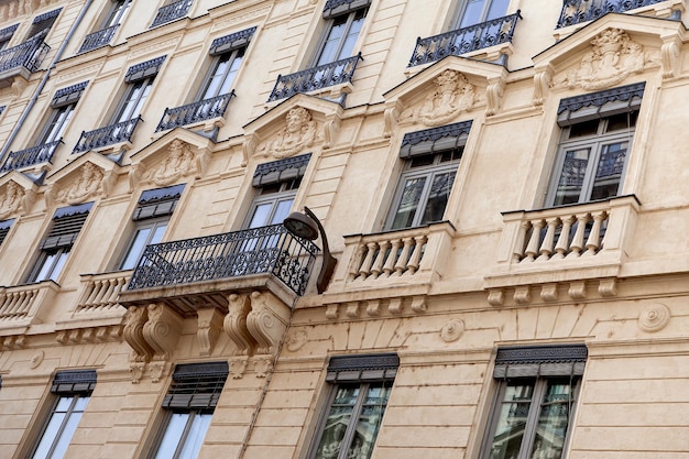 Classic French architecture in East of France