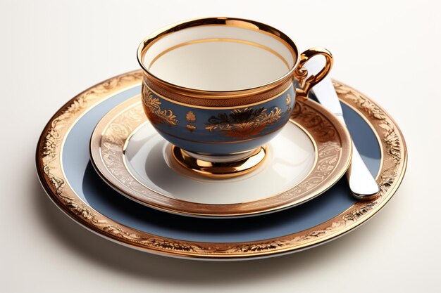 Classic Gold Interlaced Dinner Set