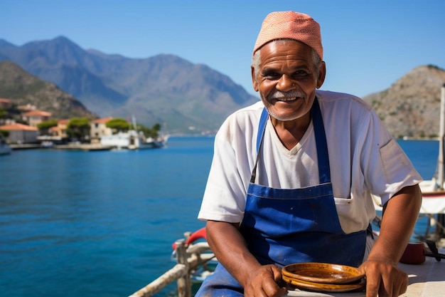 Premium Photo  Classic Greek fishermans cap