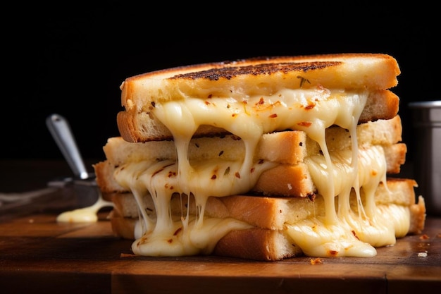 Photo classic grilled cheese heaven