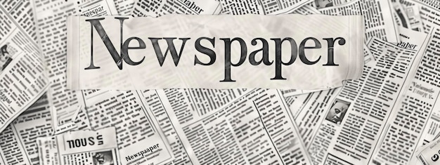 Photo a classic grunge news paper pattern mixed with a newspaper texture backdrop