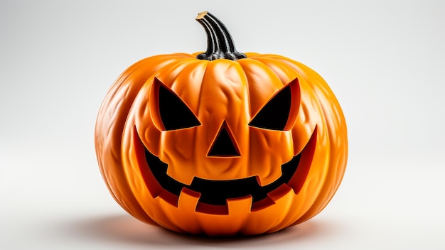 クラシックなハロウィーン・ジャック・ランターン (Halloween Jack Lantern) は,孤立した白い背景の上に作成されたAIです.