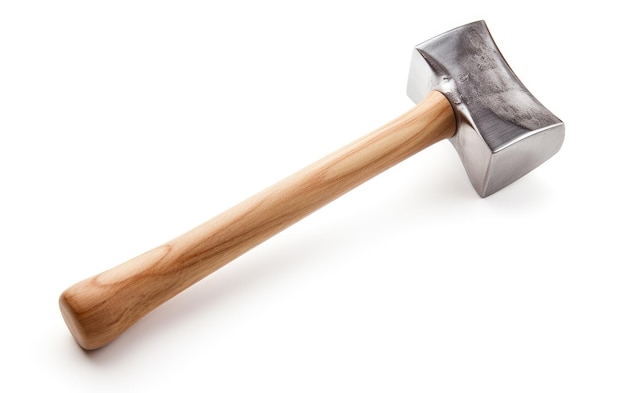 Classic Hammer on White Background