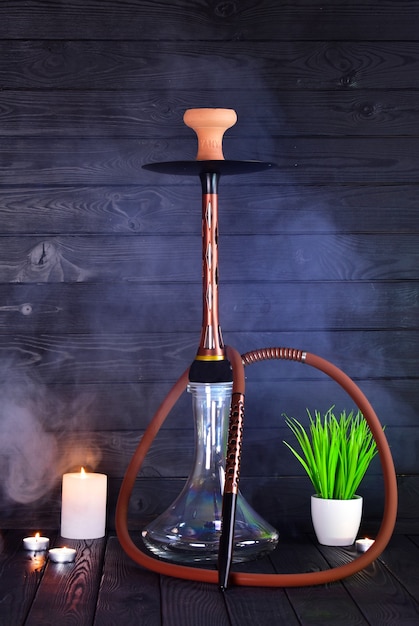 The classic hookah the concept of hookah smoking