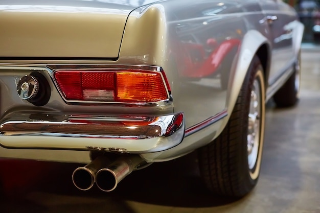 Classic luxury car tail lights