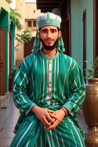 Classic Moroccan Djellaba Iconic Mens Traditional Attire