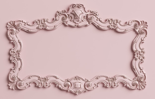 Foto cornice modanatura classica con decorazioni ornamentali