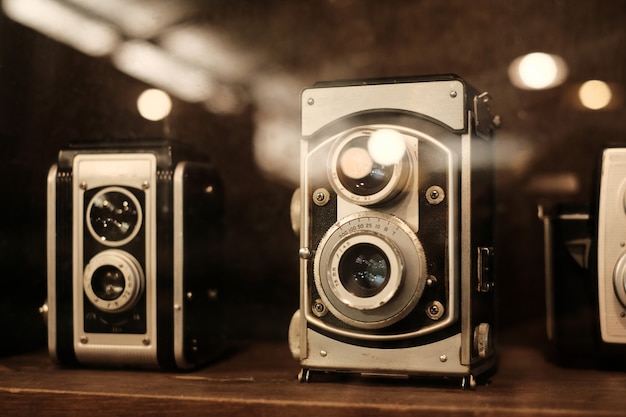 Photo classic and old film cameras