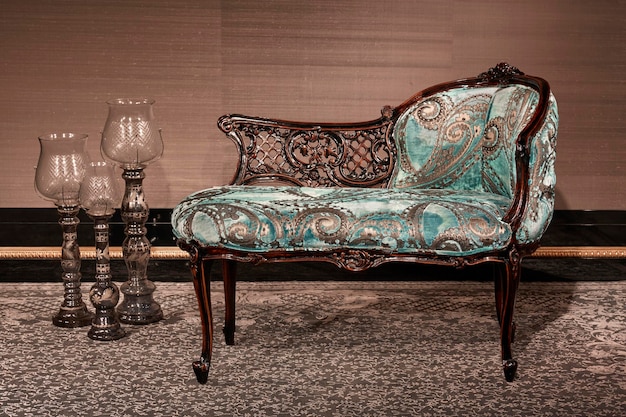 Photo classic renaissance italian furniture.