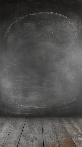 Classic simplicity an empty black chalkboard with clean versatile surface Vertical Mobile Wallpaper