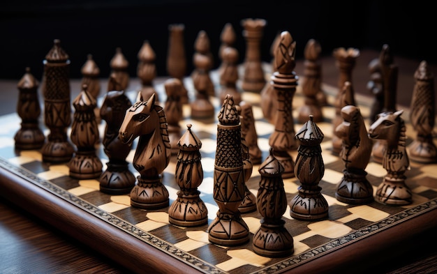 Classic Strategy with Handcrafted Chess Sets