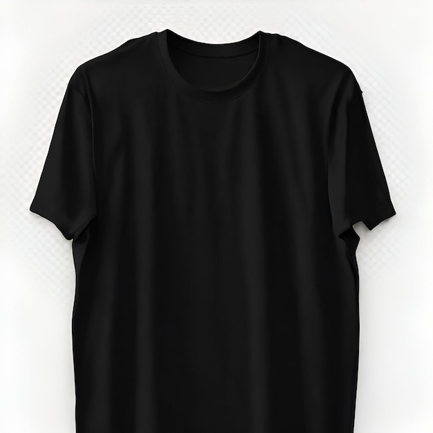 Photo classic style black mens tee mockup