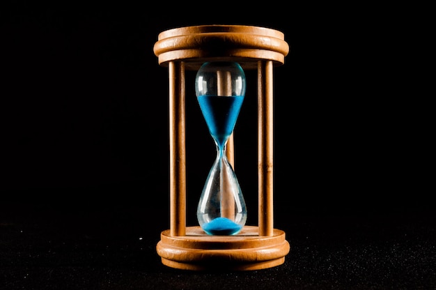 classic style vintage old hourglass sandglass clock