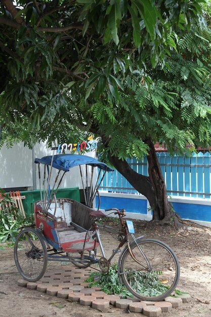 Classic tricycle that makes traveling fun.