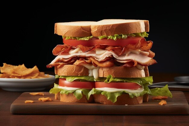 Classic Turkey Club Sandwich