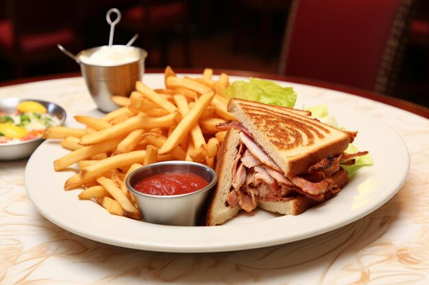 Classic Turkey Club Sandwich