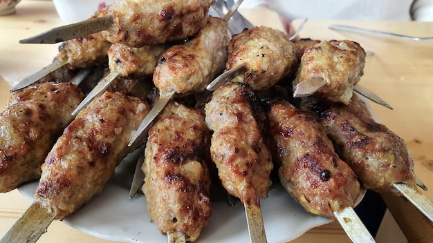 The classic Uzbek shashlik