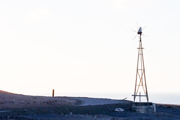 Classic Vintage Windmill Building