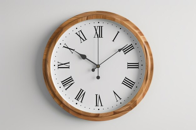 Photo classic wall clock with roman numerals