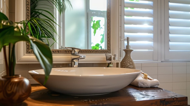 Classic Washbasin with Timeless Vanity Design