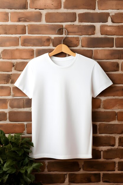 A classic white Bella Canvas Tshirt mockup