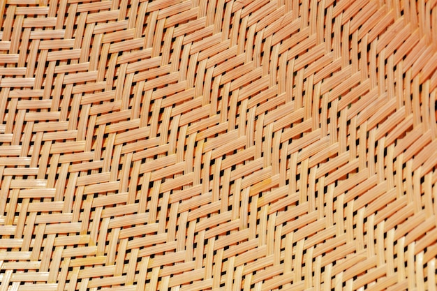 Photo classic woven bamboo texture