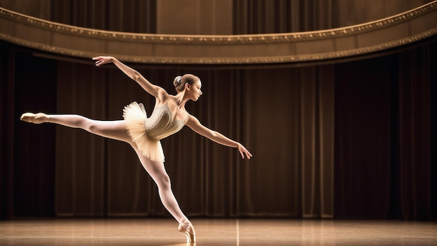 Foto esibizione di ballerine classiche