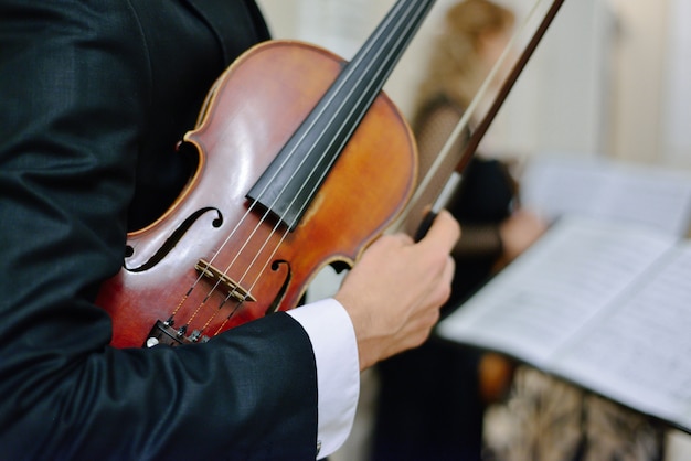 Foto musica classica. violino di concetto di concerto di musica