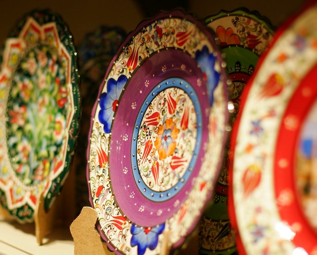 Photo classical turkish ceramics on the market