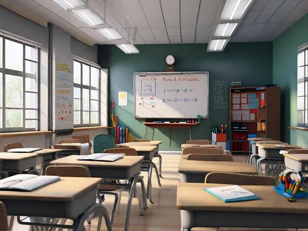 Classroom interior