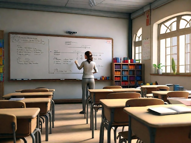 Classroom interior