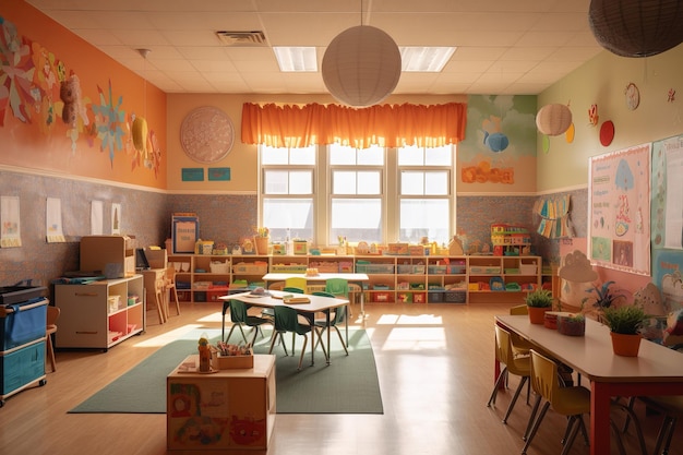 Classroom preschool Generate Ai