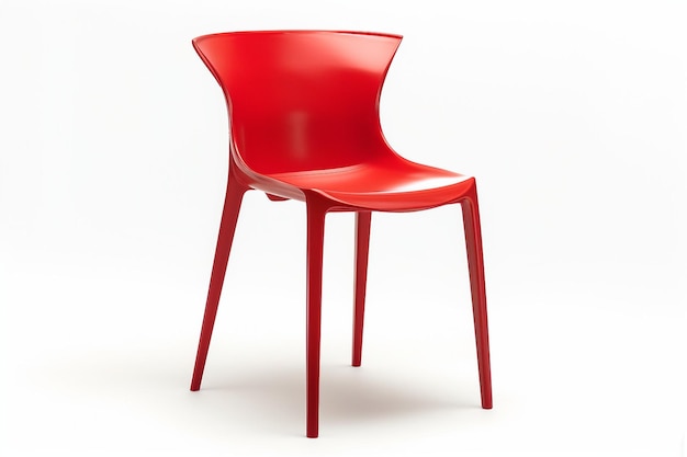 Classy red cafe chair