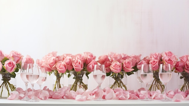 Classy Valentine's Day Decor Floral Elegance