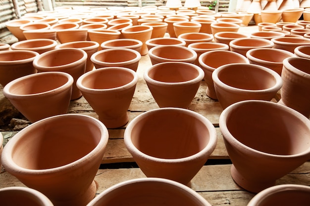 Clay mortars for thai cooking